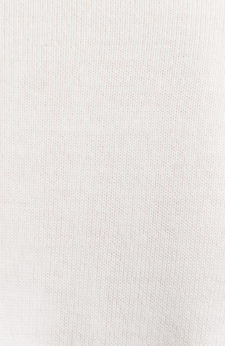 LoveShackFancy Lolani Lace Collar Wool Cardigan, Alternate, color, Ivory