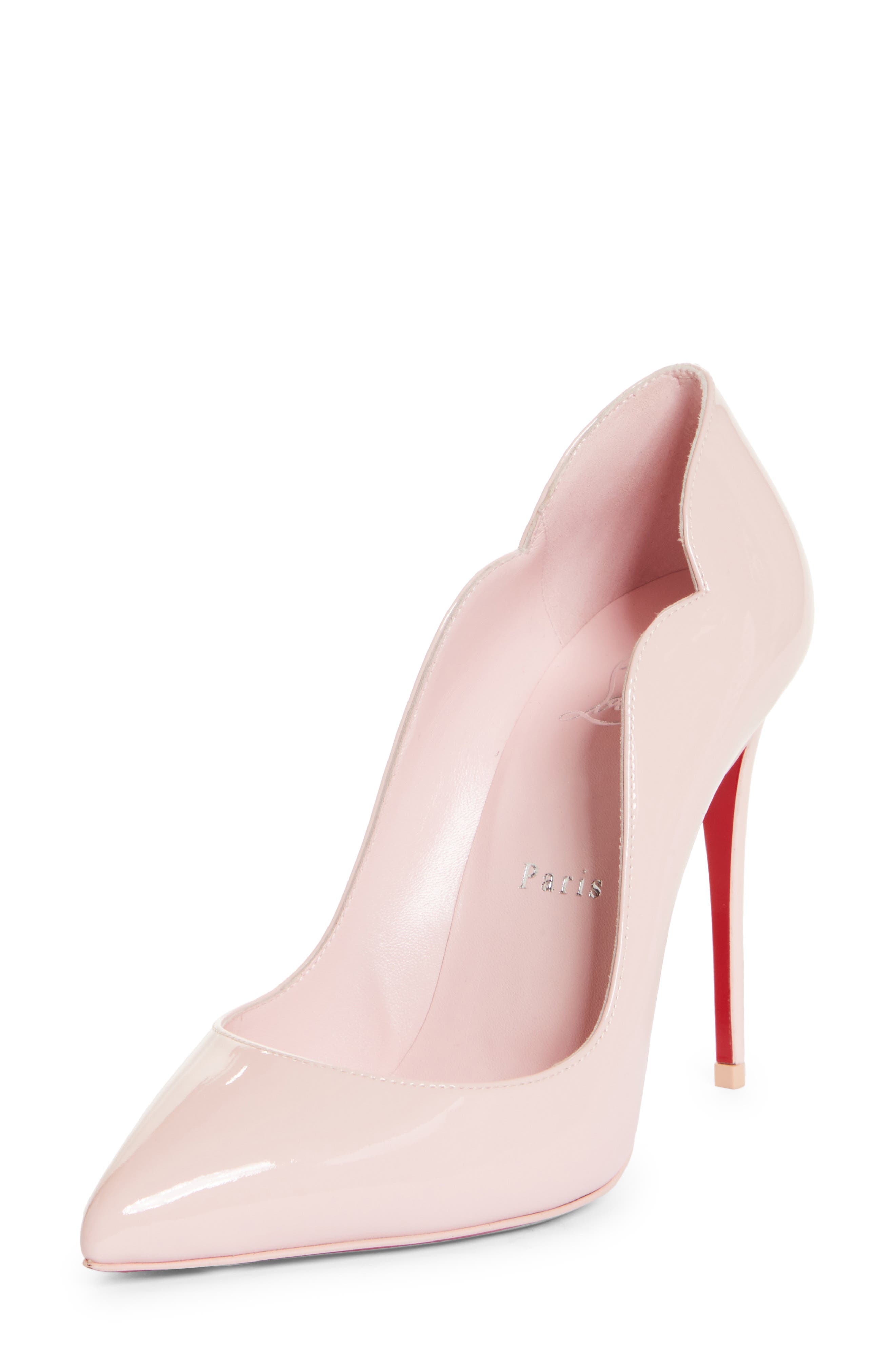 Hot Chick Scallop Pointed Toe Pump, Main, color, ROSY