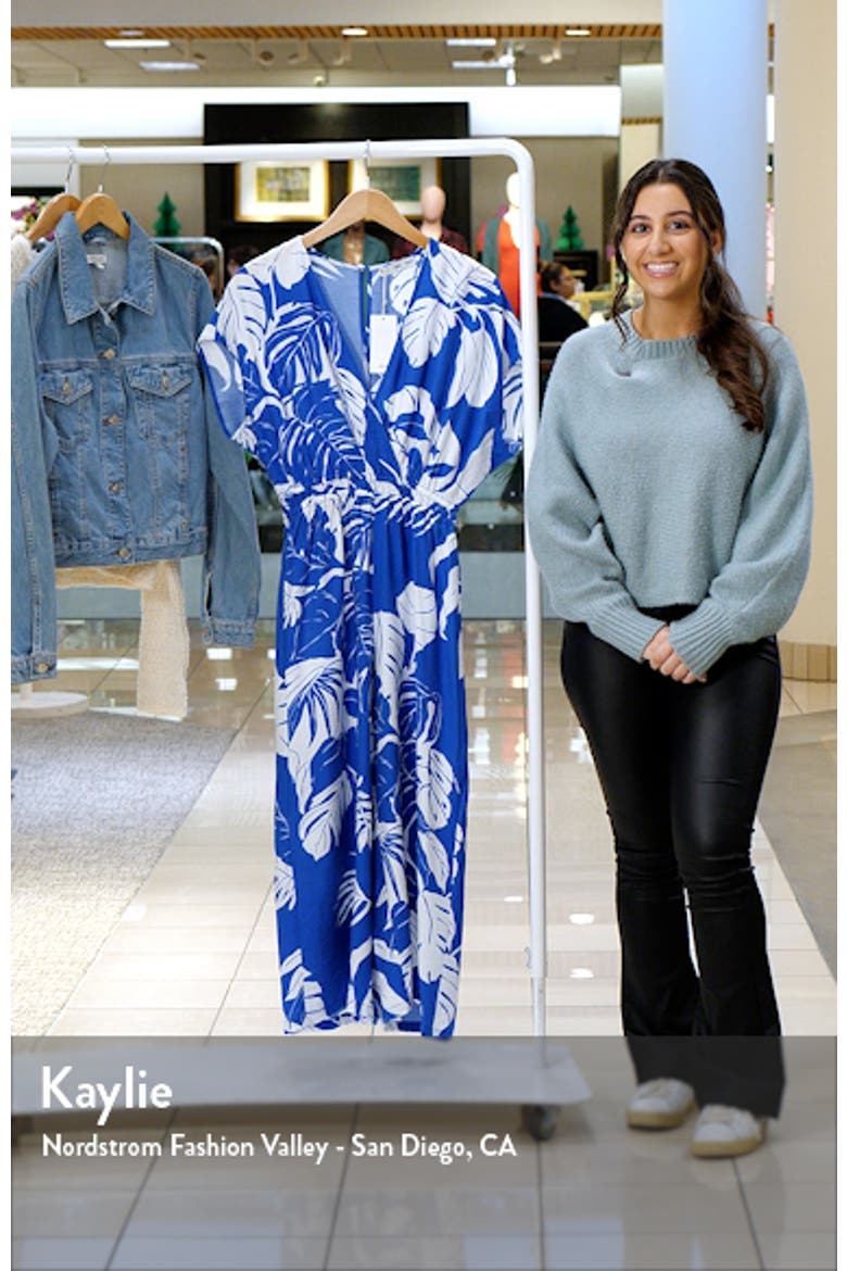 Tropical Palm Print Jumpsuit video