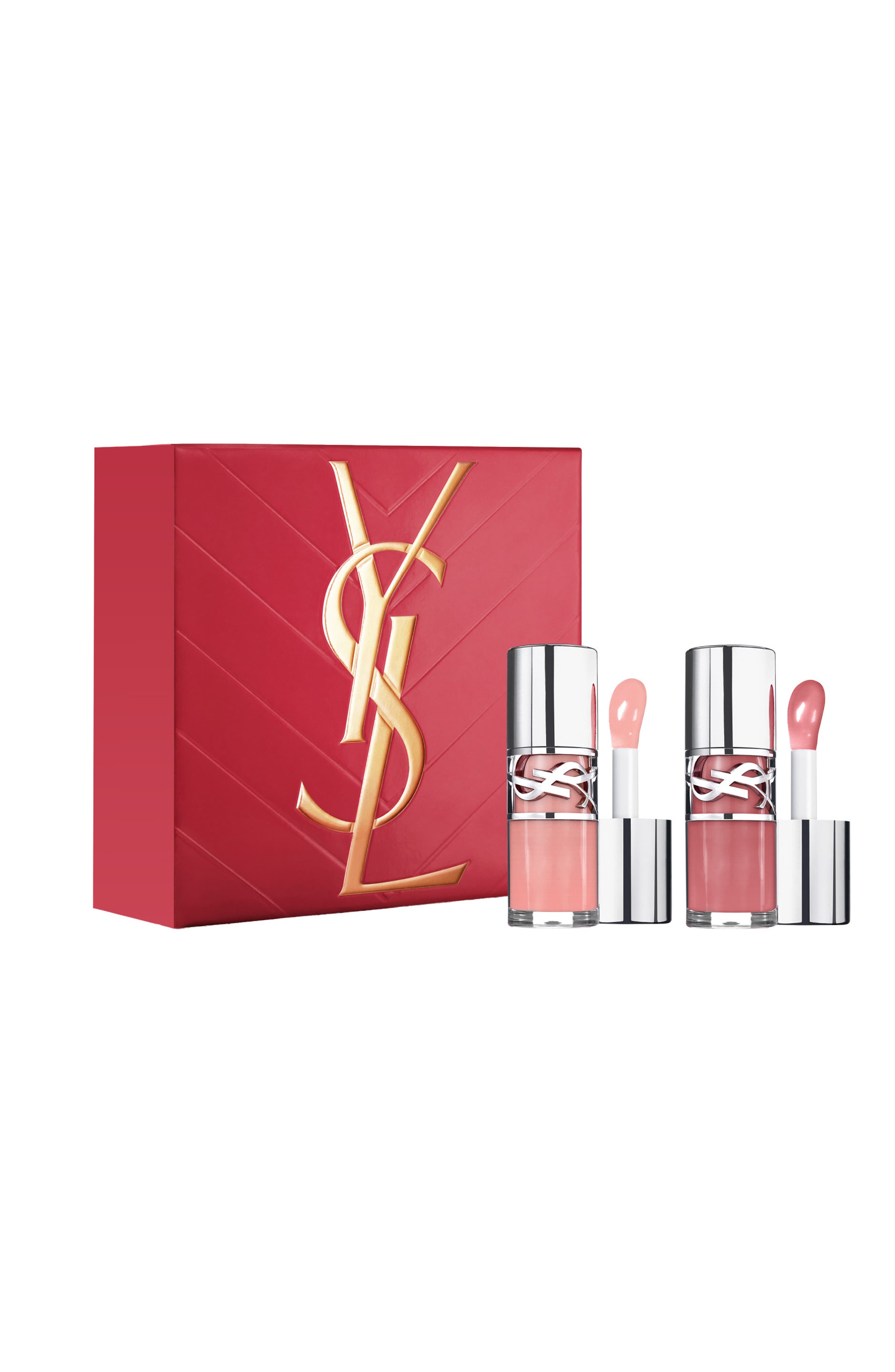 Yves Saint Laurent Love Shine Lips2本セット Yves Saint Laurent Loveshine Plumping Lip Oil Gloss Gift Set $80