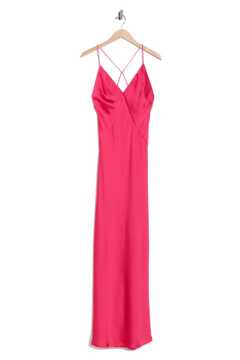 Caspe Maxi Gown, Alternate, color, HOT PINK