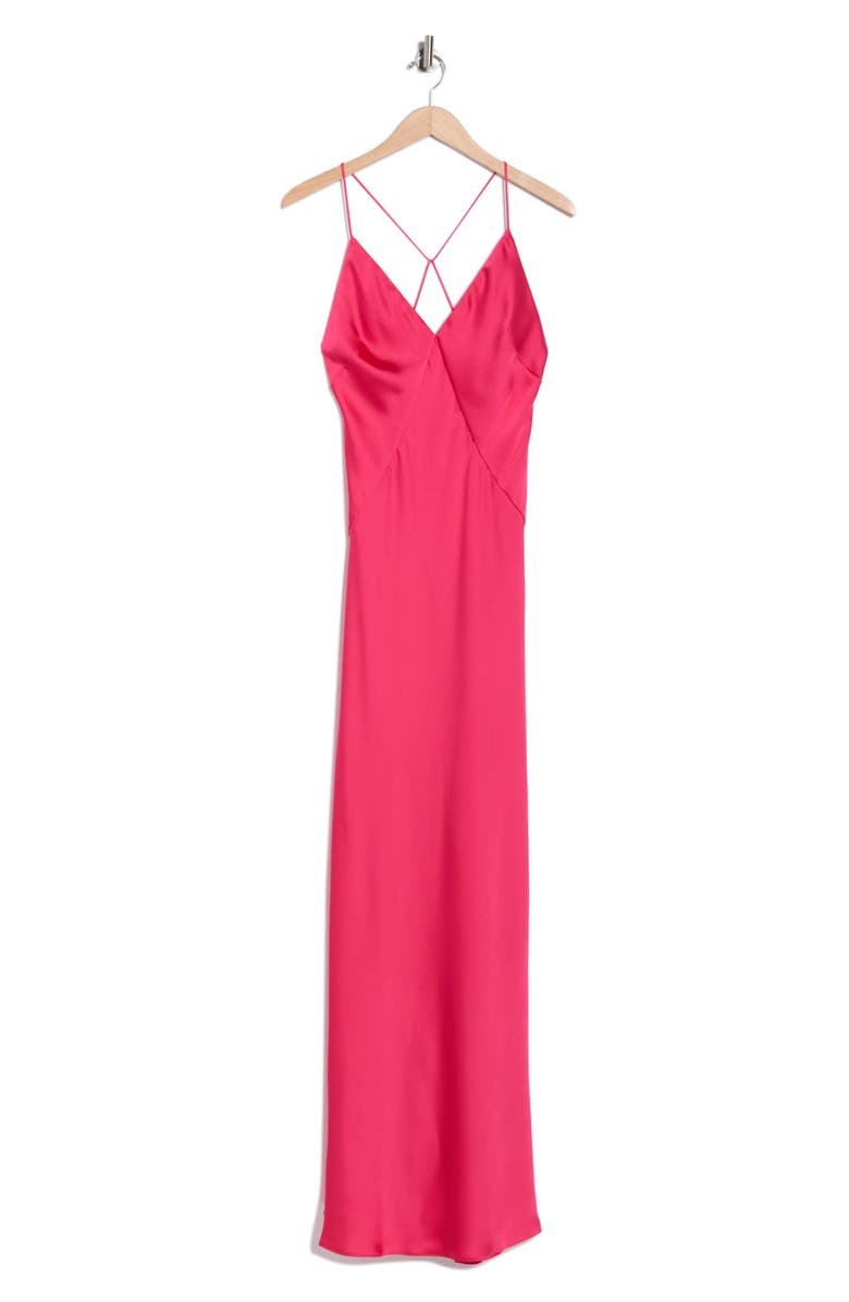 Ramy Brook Caspe Maxi Gown, Main, color, Hot Pink