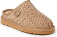 DEARFOAMS Kids' Fireside Dempsey Genuine Shearling Clog Slipper