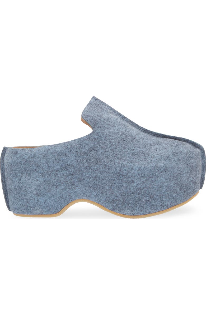 JW Anderson Platform Clog, Alternate, color, Denim Blue 820