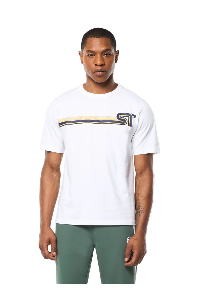 Sergio Tacchini Corsa T-Shirt, Main, color, Brilliant White