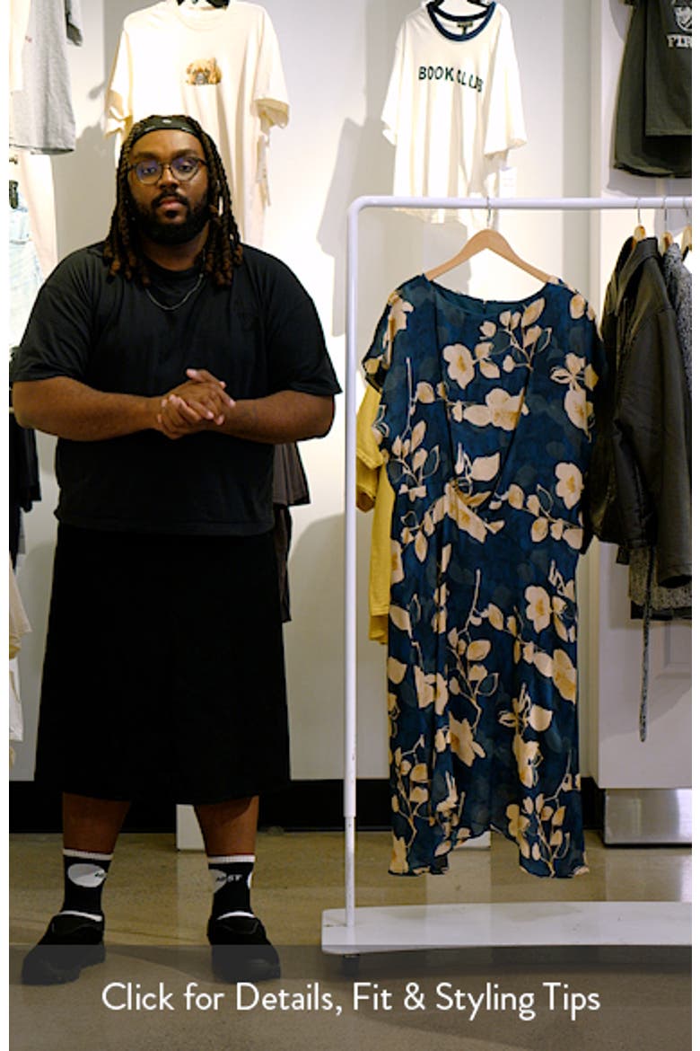 Floral Print Asymmetric Dress video