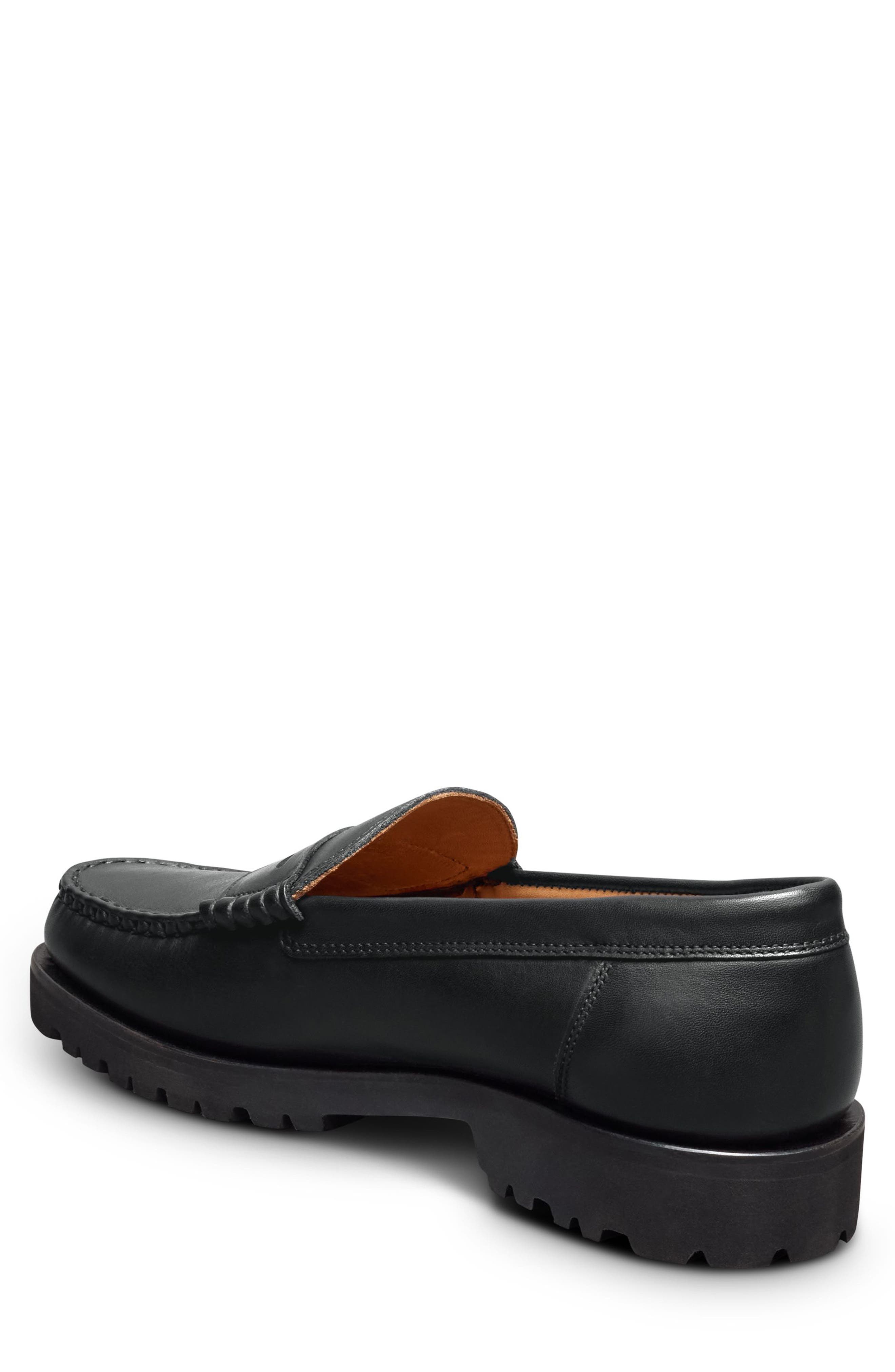 Allen Edmonds Nelson Penny Loafer, Alternate, color, Black Leather
