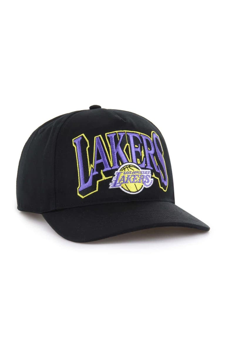'47 Men's '47 Black Los Angeles Lakers Every Time Past Champs Hitch Adjustable Hat, Alternate, color, Black