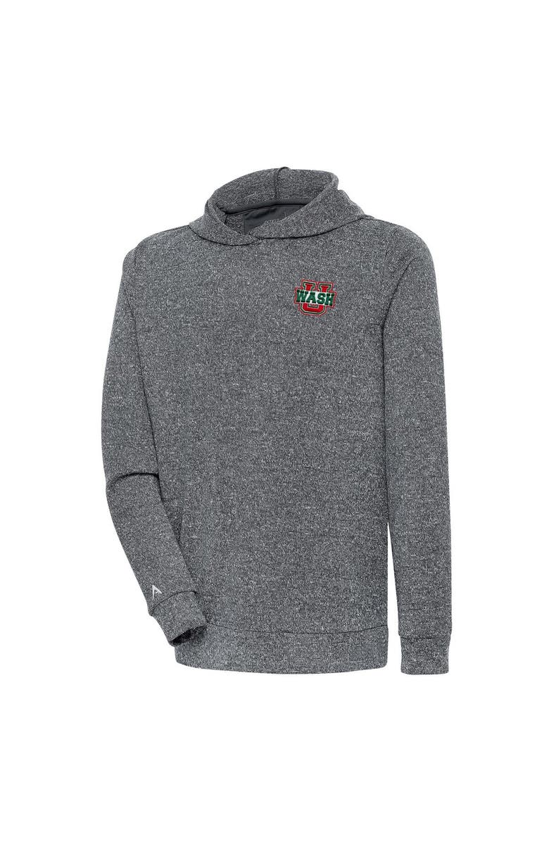 ANTIGUA Men's Antigua  Heather Charcoal Washington-St. Louis  Absolute Pullover Hoodie, Main, color, 