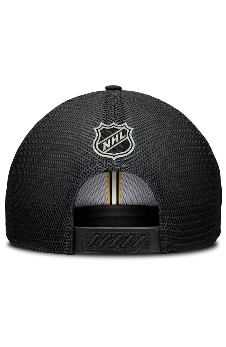 FANATICS Men's Fanatics Black Boston Bruins Authentic Pro Home Ice Trucker Adjustable Hat, Alternate, color, Black