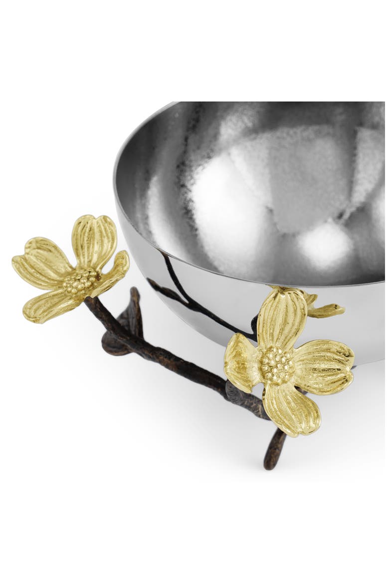 Dogwood Small Bowl, Alternate, color, SILVER/ GOLD/ BRASS