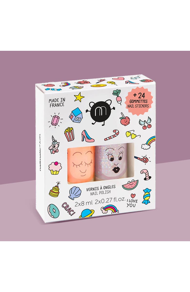 nailmatic Nail Polish And Nail Sticker Set For Kids, Alternate, color, Crac