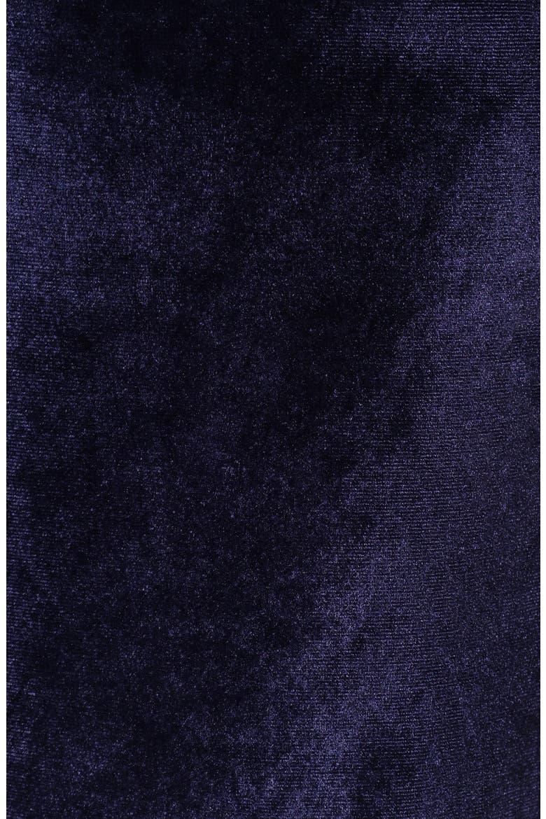Avery One-Shoulder Velvet Jumspuit, Alternate, color, SAPPHIRE