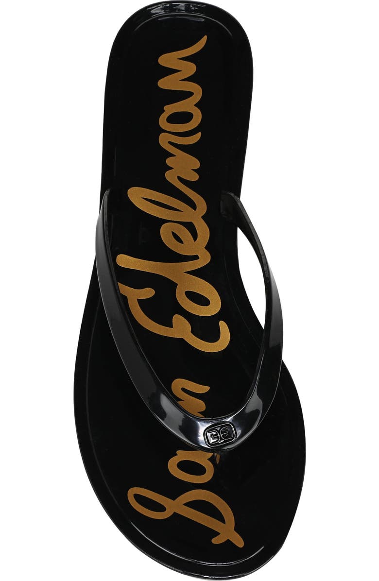 Sam Edelman Dean Flip Flop, Alternate, color, Black