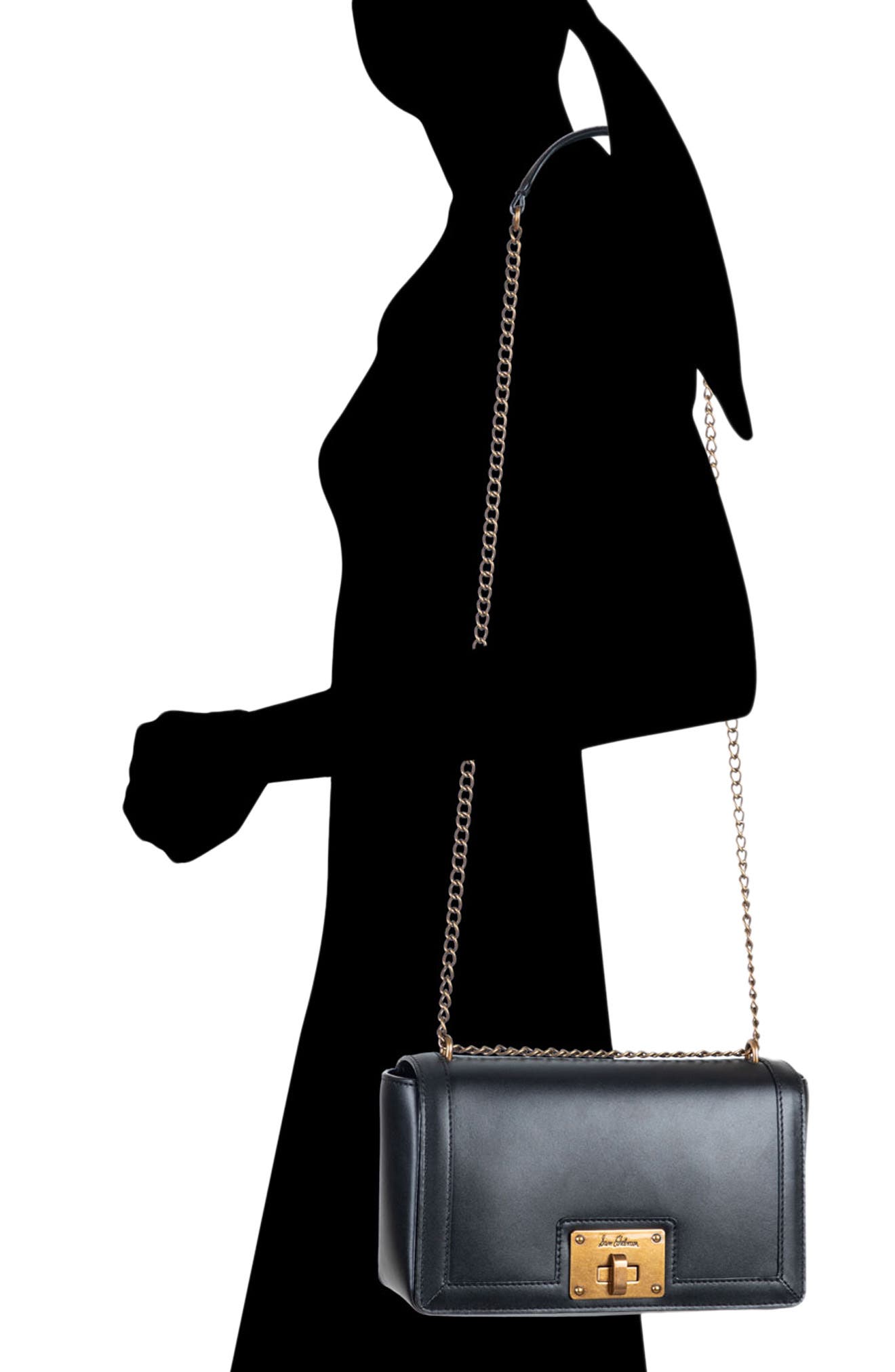 Sam Edelman Sophia Leather Crossbody Bag, Alternate, color, 