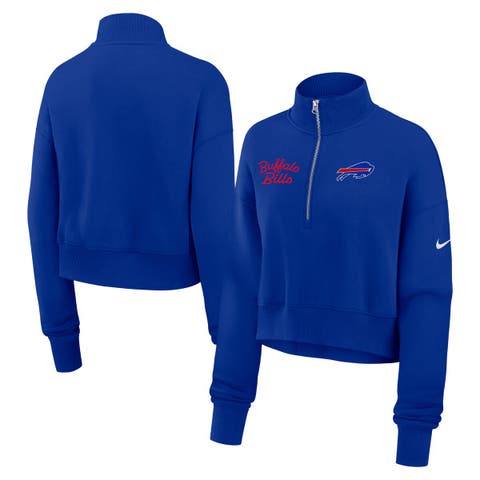 Women's Nike Royal Buffalo Bills Primetime Phoenix Half-Zip Sweatshirt