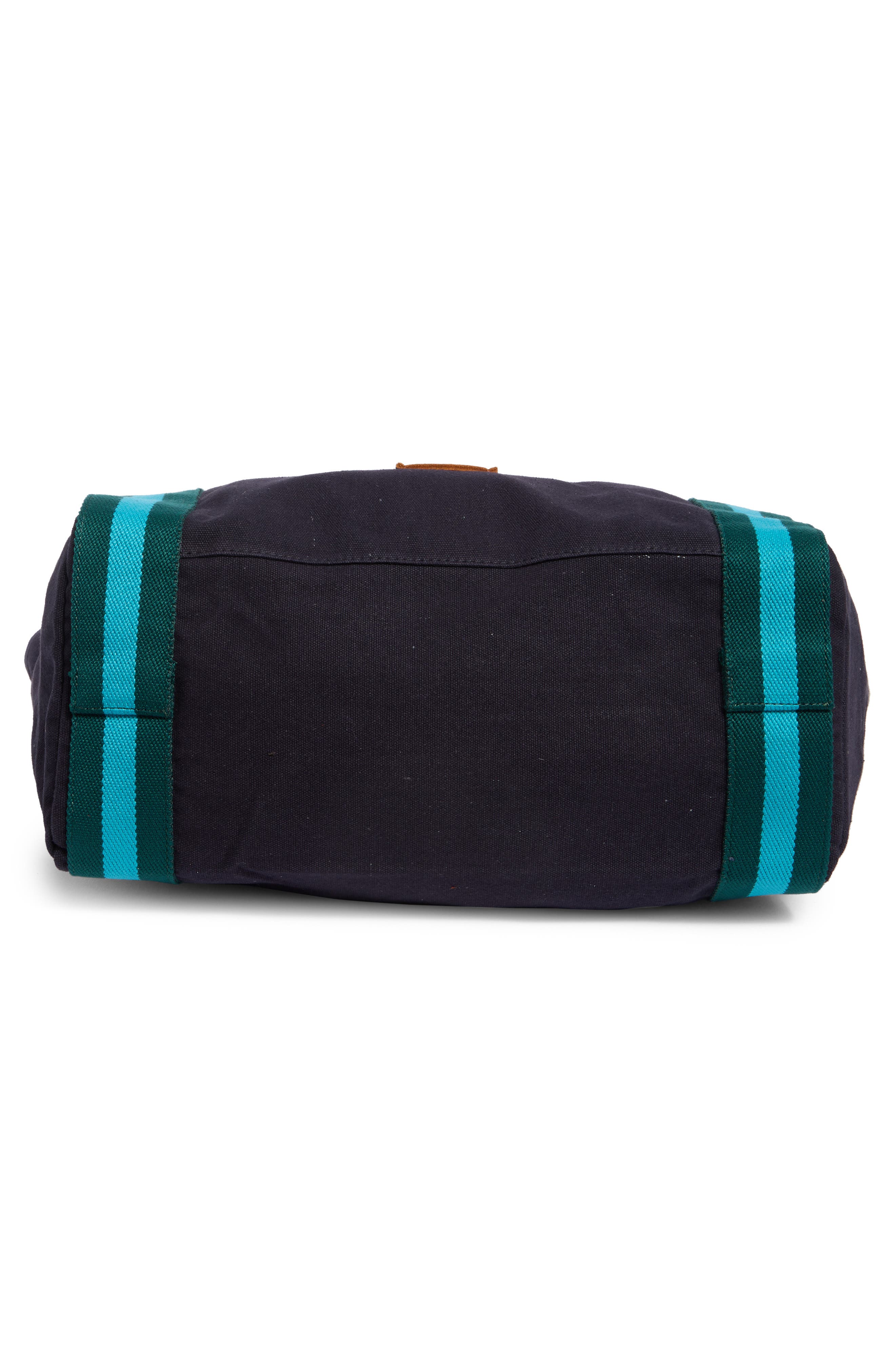 Large Liliana Cotton Canvas Tote, Alternate, color, MIDNIGHT/ LAGOON