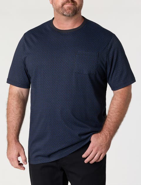 Big & Tall Allover Printed Moisture-Wicking T-Shirt