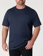 Harbor Bay by DXL Big & Tall Allover Printed Moisture-Wicking T-Shirt