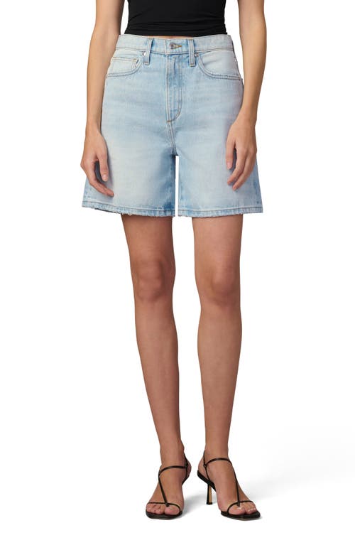 Joe's The Harlowe Mid Thigh Relaxed Shorts In Blue