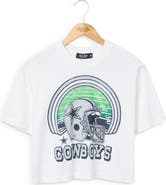 Junk Food Cowboys Game Time Graphic Crop T-Shirt