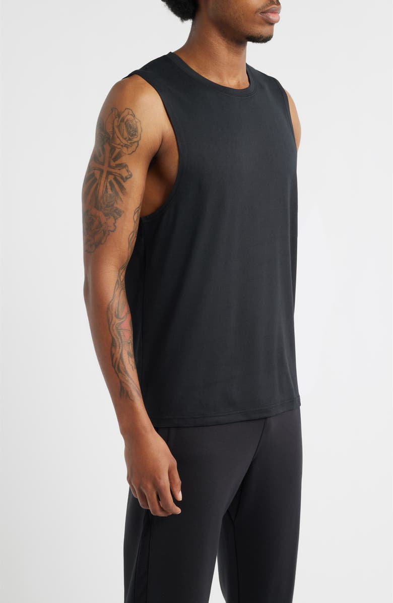 SANTO STUDIO Tempo Tech Tank, Alternate, color, Black