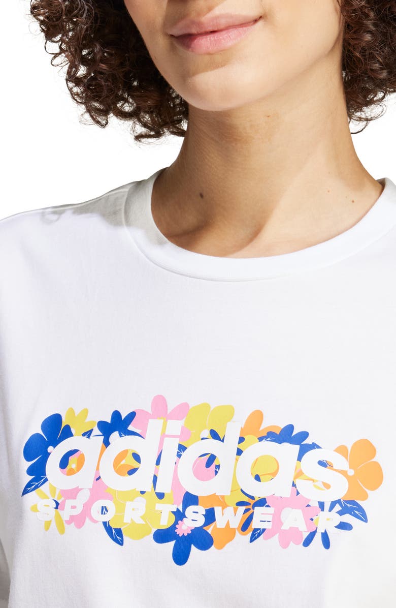 adidas Soft Side 2.0 Cotton Jersey Graphic T-Shirt, Alternate, color, 