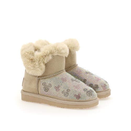 Master of Arts Micro-stud Mickey Winter Boots in Beige  product