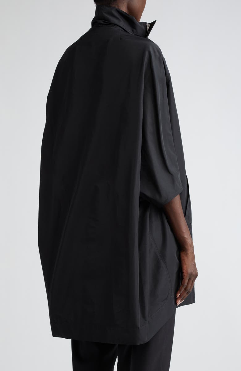 Rick Owens Stand Collar Oversize Jacket, Alternate, color,