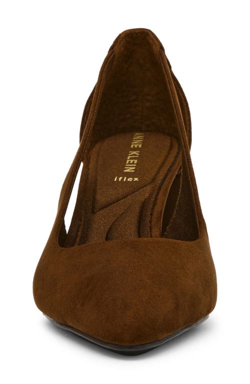 Anne Klein Women's Berkeley Block Heel Dress Pumps In Brown