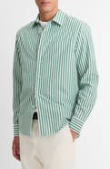 Vince Stripe Classic Fit Button-Up Shirt