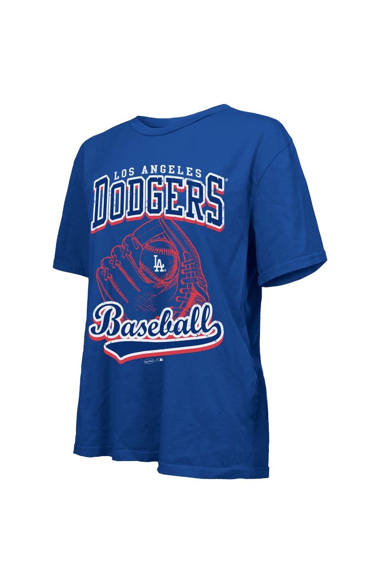 Majestic Threads Women's Majestic Threads Royal Los Angeles Dodgers Oversized First Base T-Shirt, Alternate, color, Royal