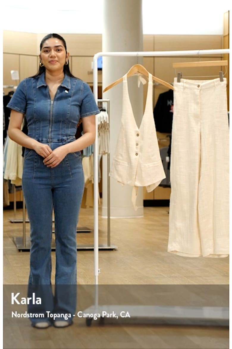 Take Me to Paris Halter Neck Cotton Vest & Pants Set video