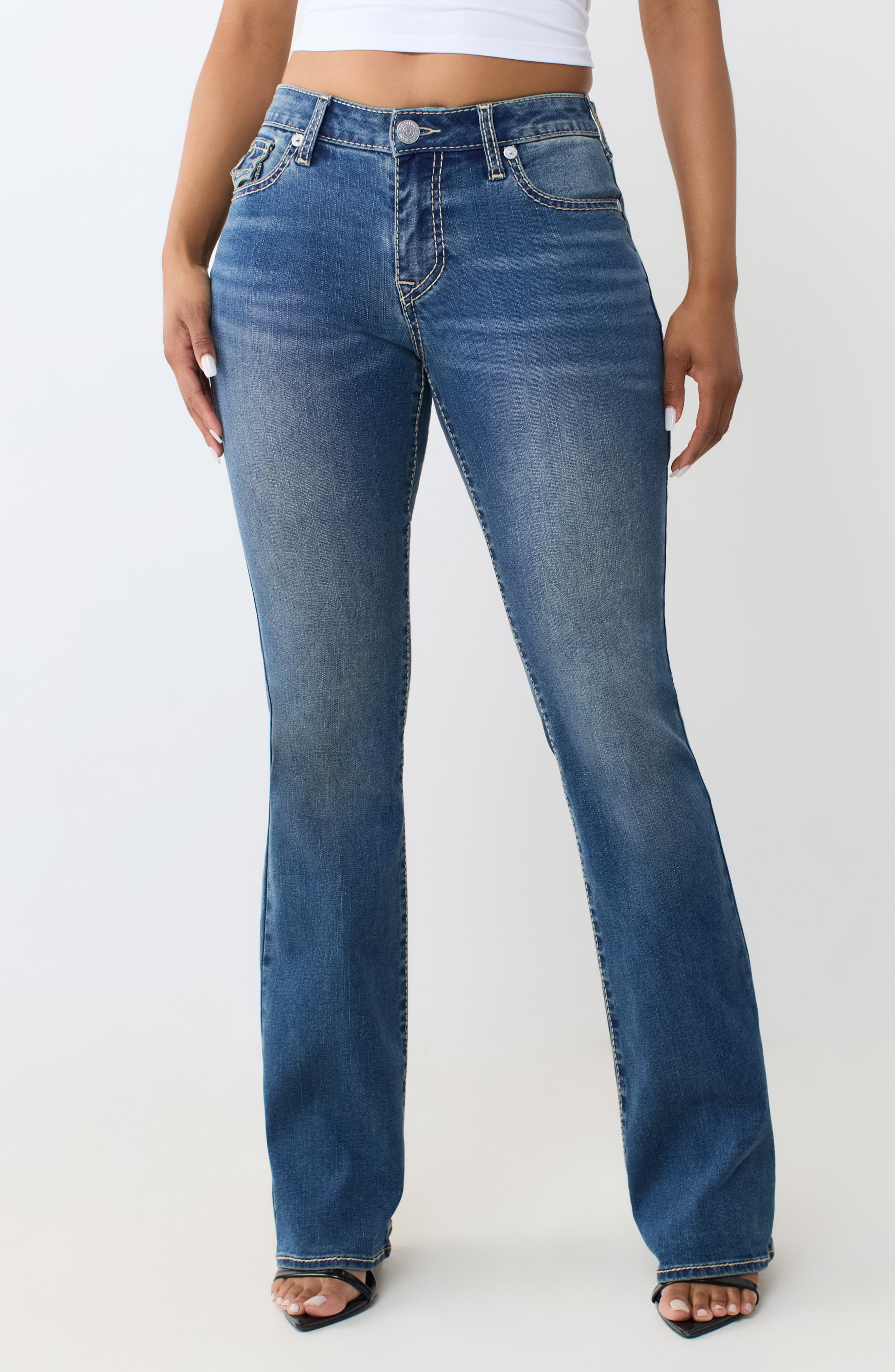 Becca Flap Bootcut Jeans