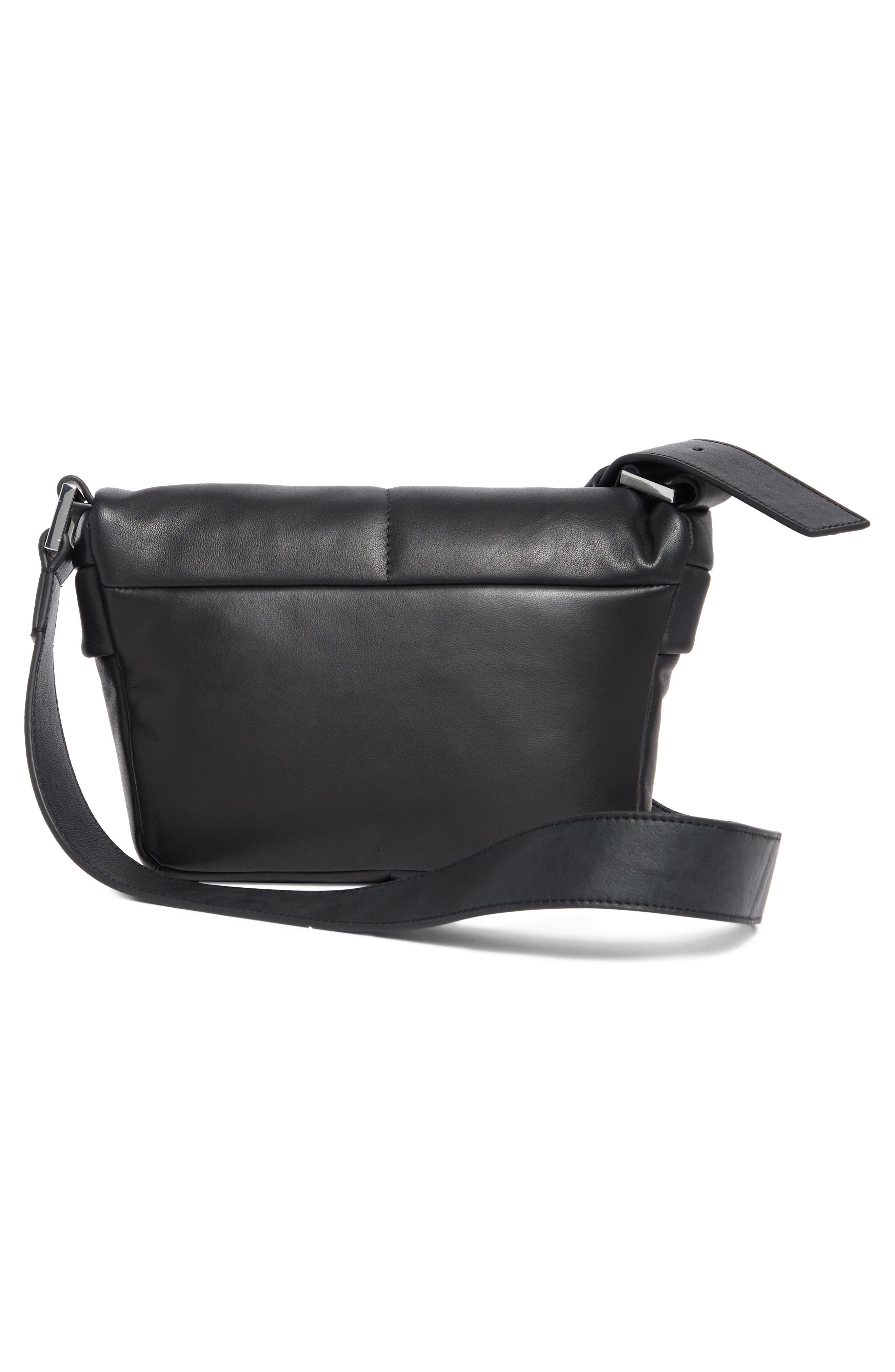 AllSaints Colette Leather Crossbody Bag, Alternate, color, 