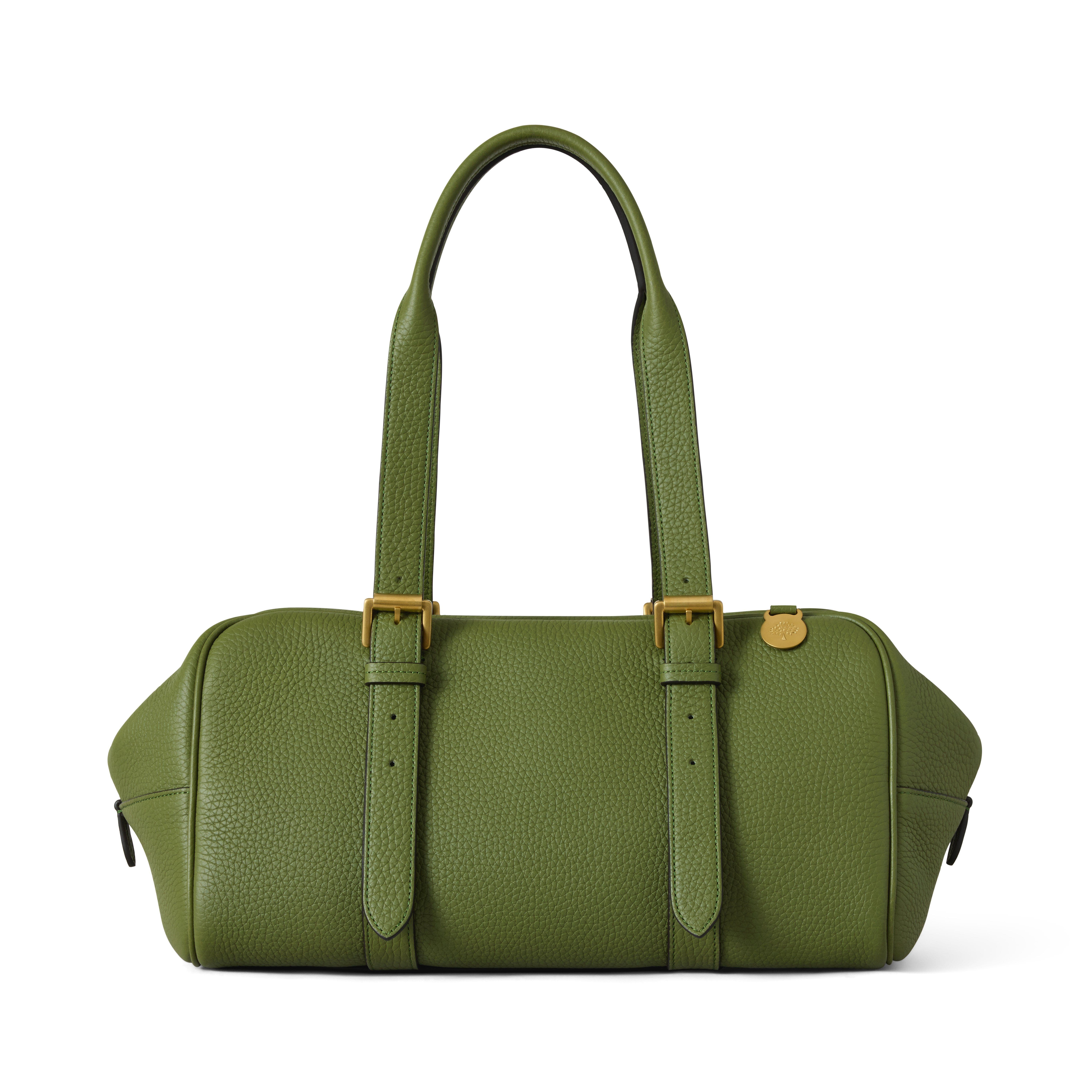 Mulberry Boston Shoulder Bag, Main, color, Fern