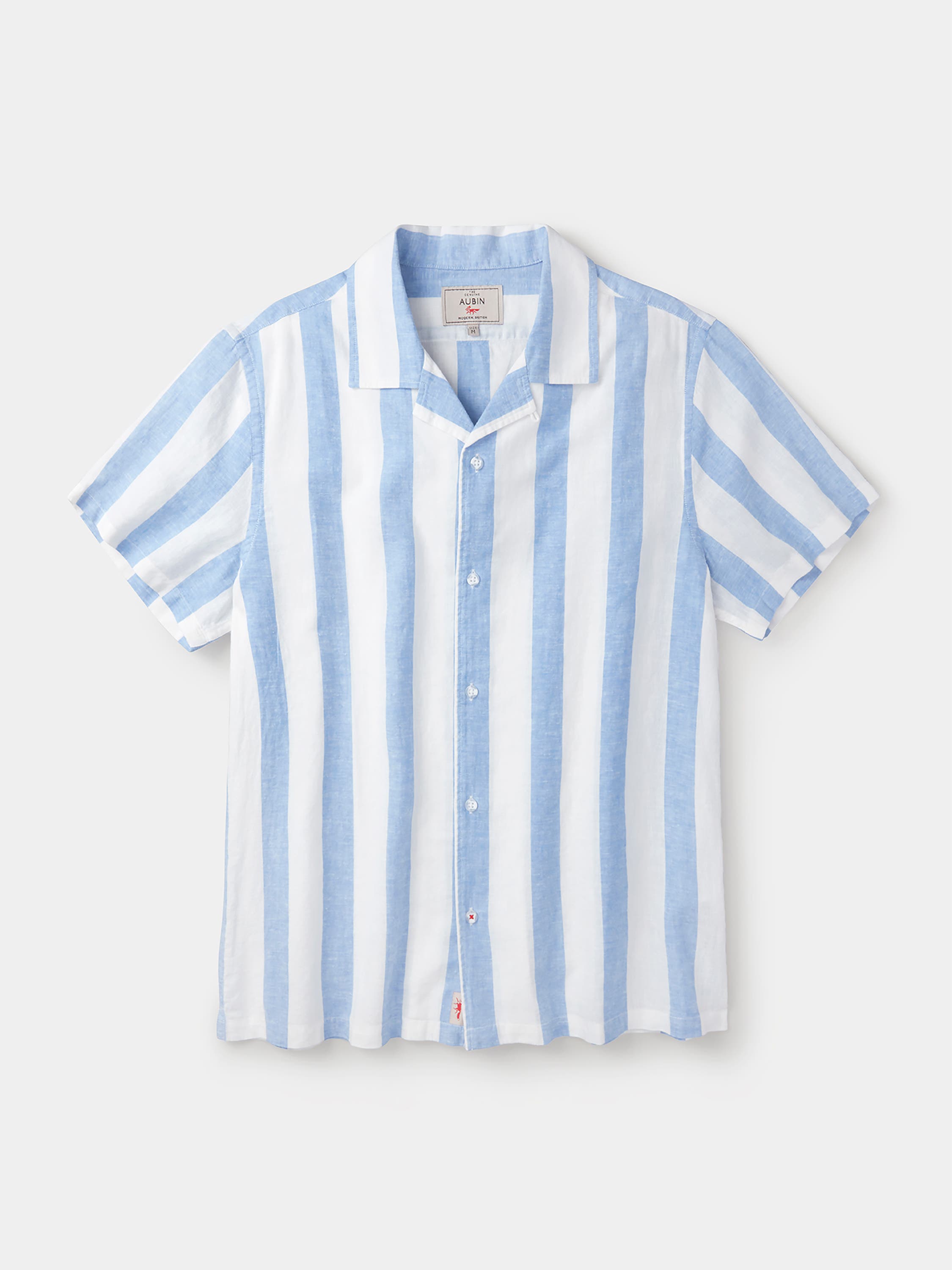 Abbey Cuban Collar Short Sleeved Shirt - image 4