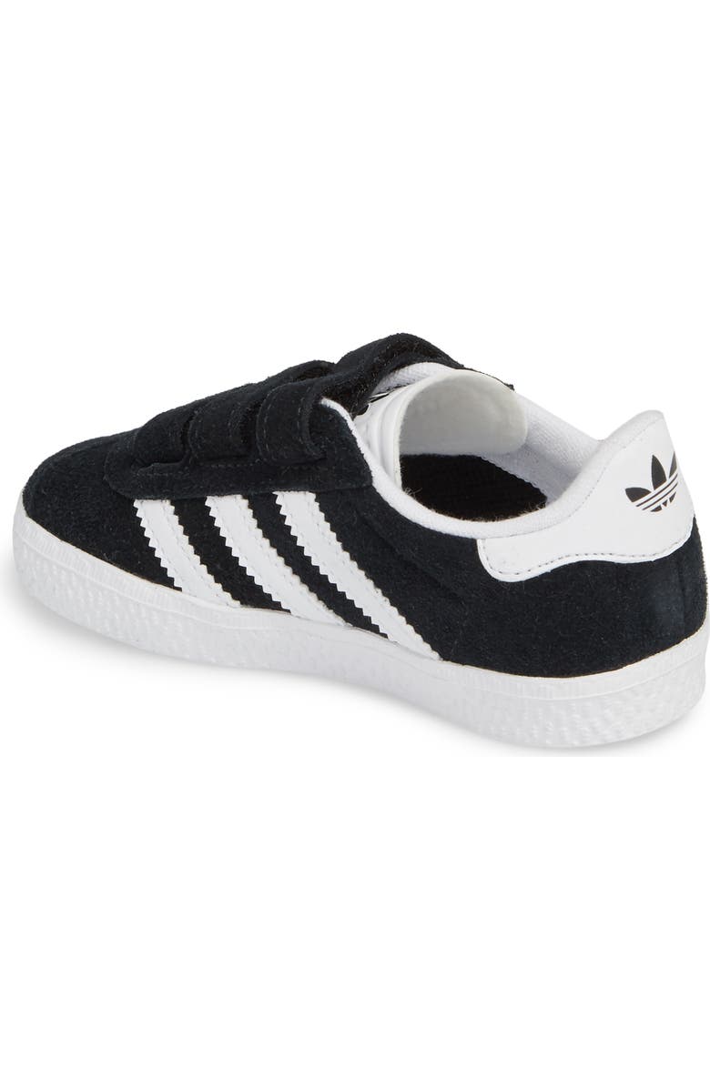 adidas Gazelle Sneaker, Alternate, color, Cblack/Ftw