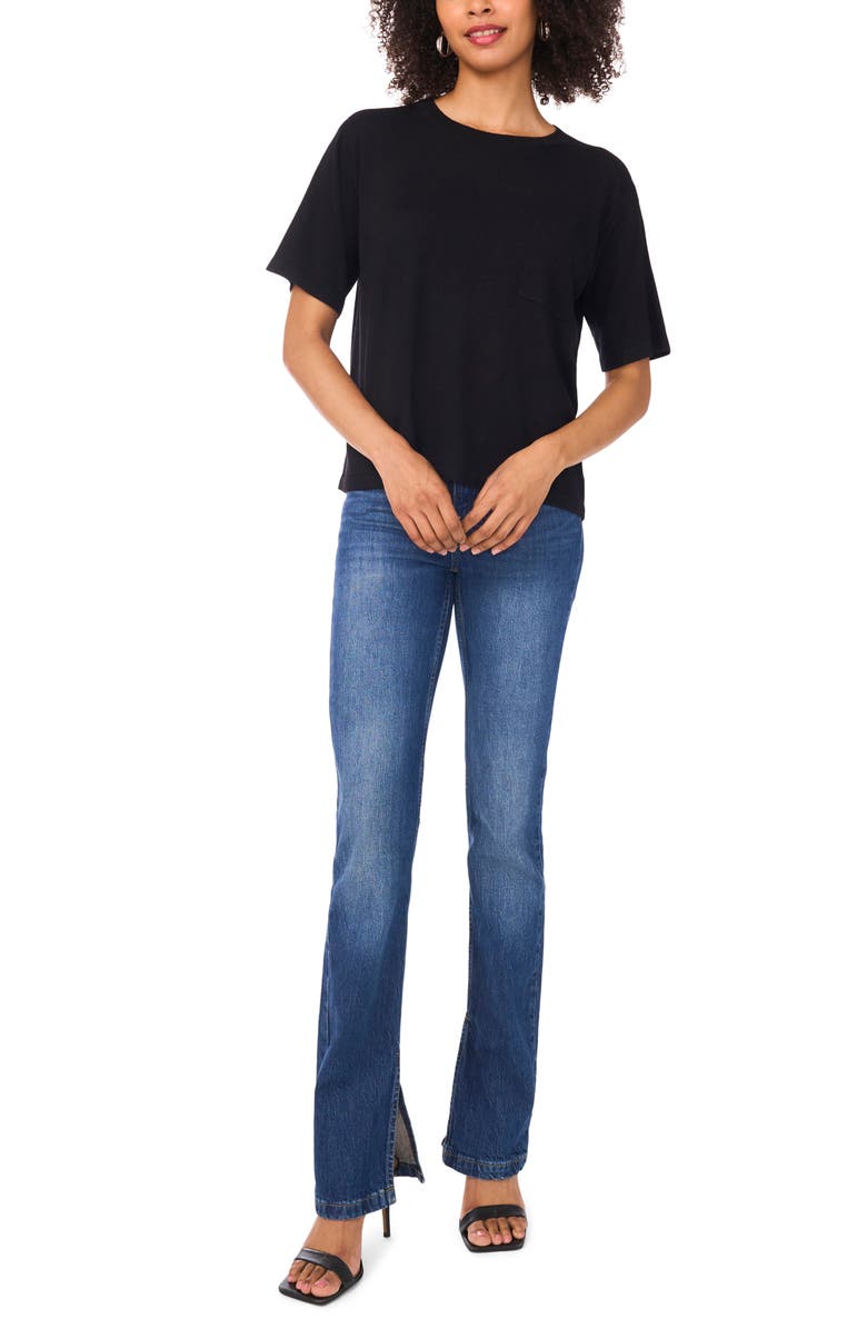 Halogen<sup>®</sup> Pocket T-Shirt, Alternate, color, Rich Black