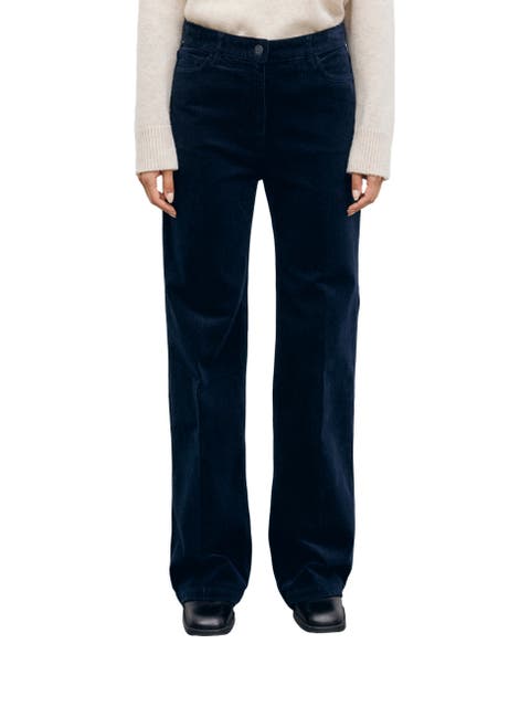 Mag Wide Leg Corduroy Trousers