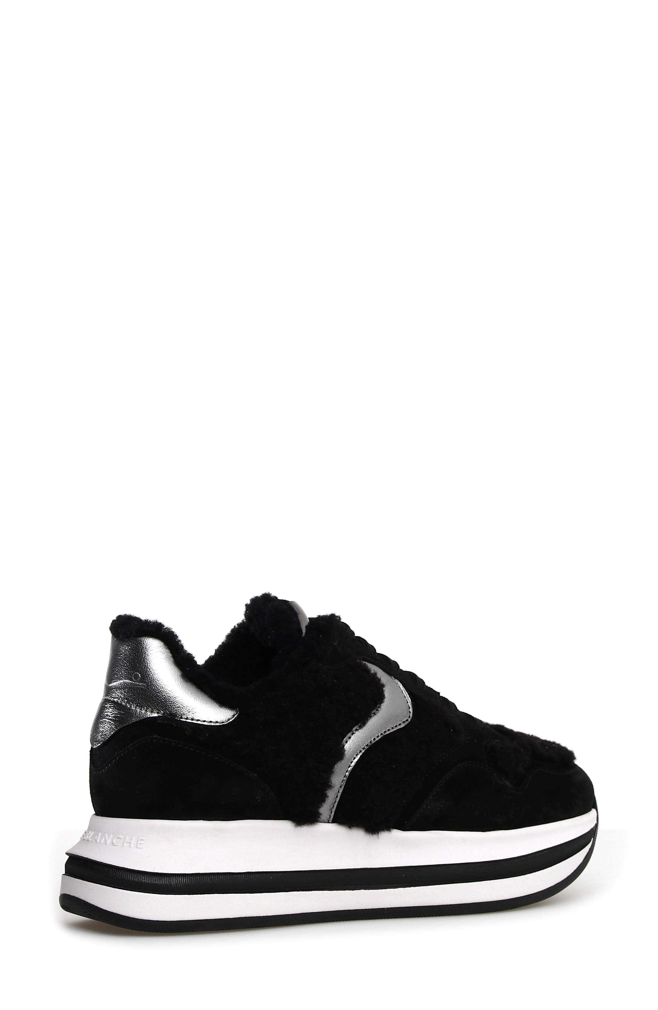 Voile Blanche Melany Faux Fur Sneaker, Alternate, color, 