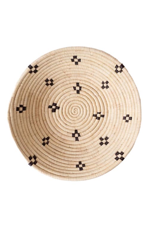 Maadili Collective Gathered Spaces Basket in Black, Beige  product