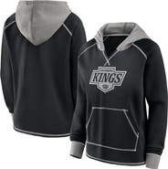 Logo Athletic Women's Logo Athletic Black Los Angeles Kings Hit It French Terry Full-Zip Hoodie