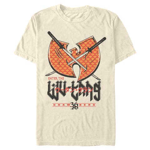 Men's Enter The 36 Chambers Swords Logo Short Sleeve Graphic T-shirt