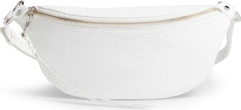 Rebecca Minkoff Bree Croc Embossed Leather Belt Bag  display picture 3