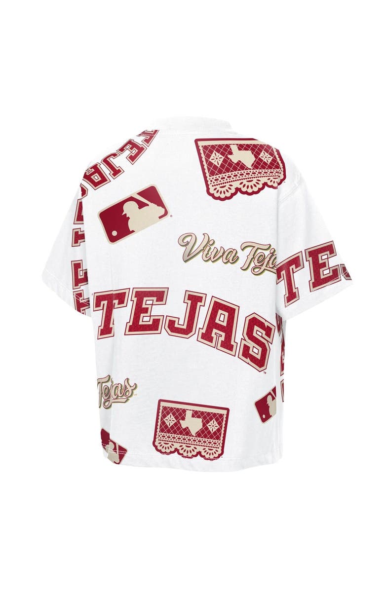 Outerstuff Youth Outerstuff  White Texas Rangers 2026 City Connect Circus Catch T-Shirt, Alternate, color, White