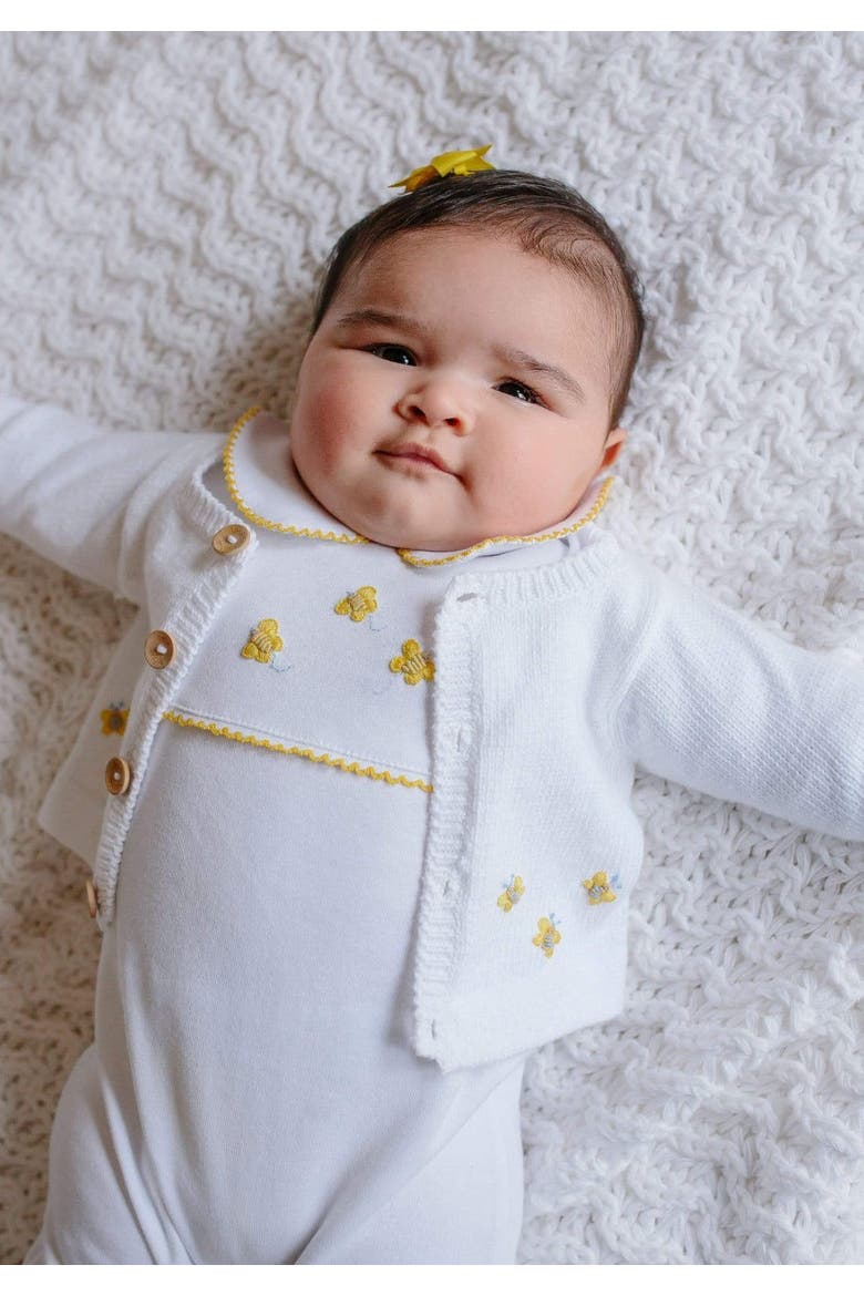Crochet Playsuit, Alternate, color, Bee