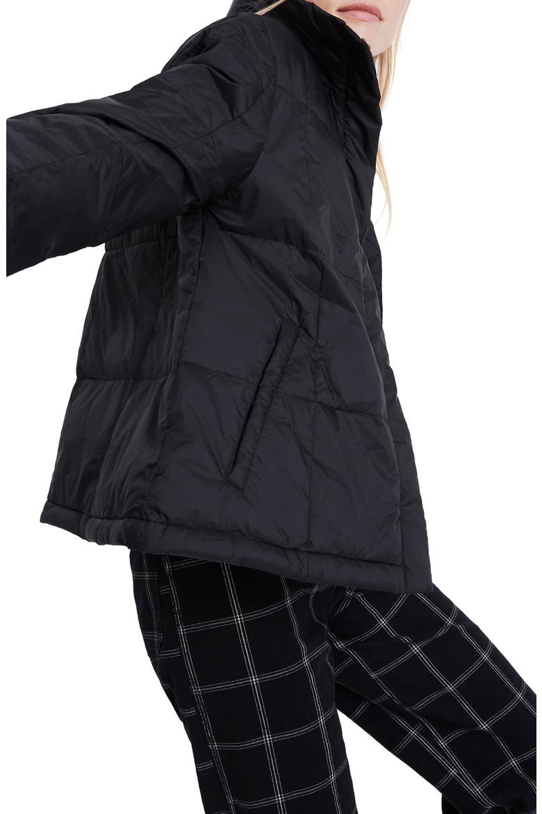Travel Buddy Packable Puffer Jacket, Alternate, color, TRUE BLACK