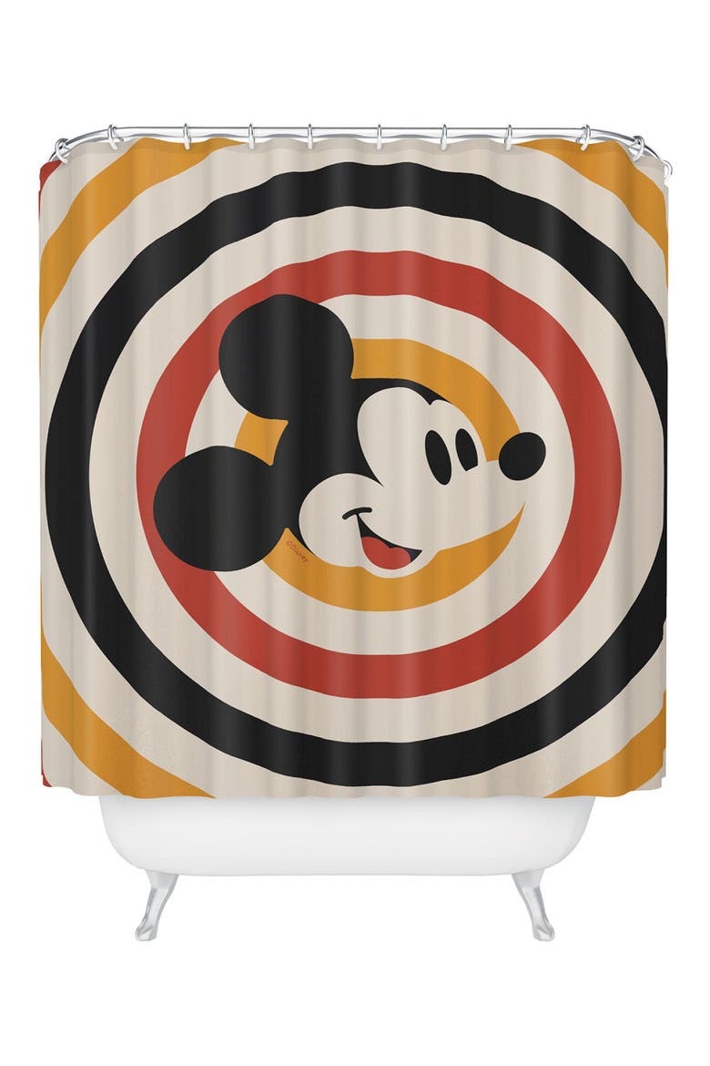 Disney x Society6 Mickey Shower Curtain (Nordstrom Exclusive), Main, color, MULTI