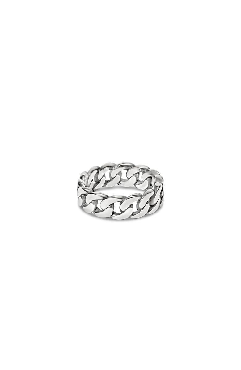 LOUPN Cuban Chain Ring, Alternate, color, Silver